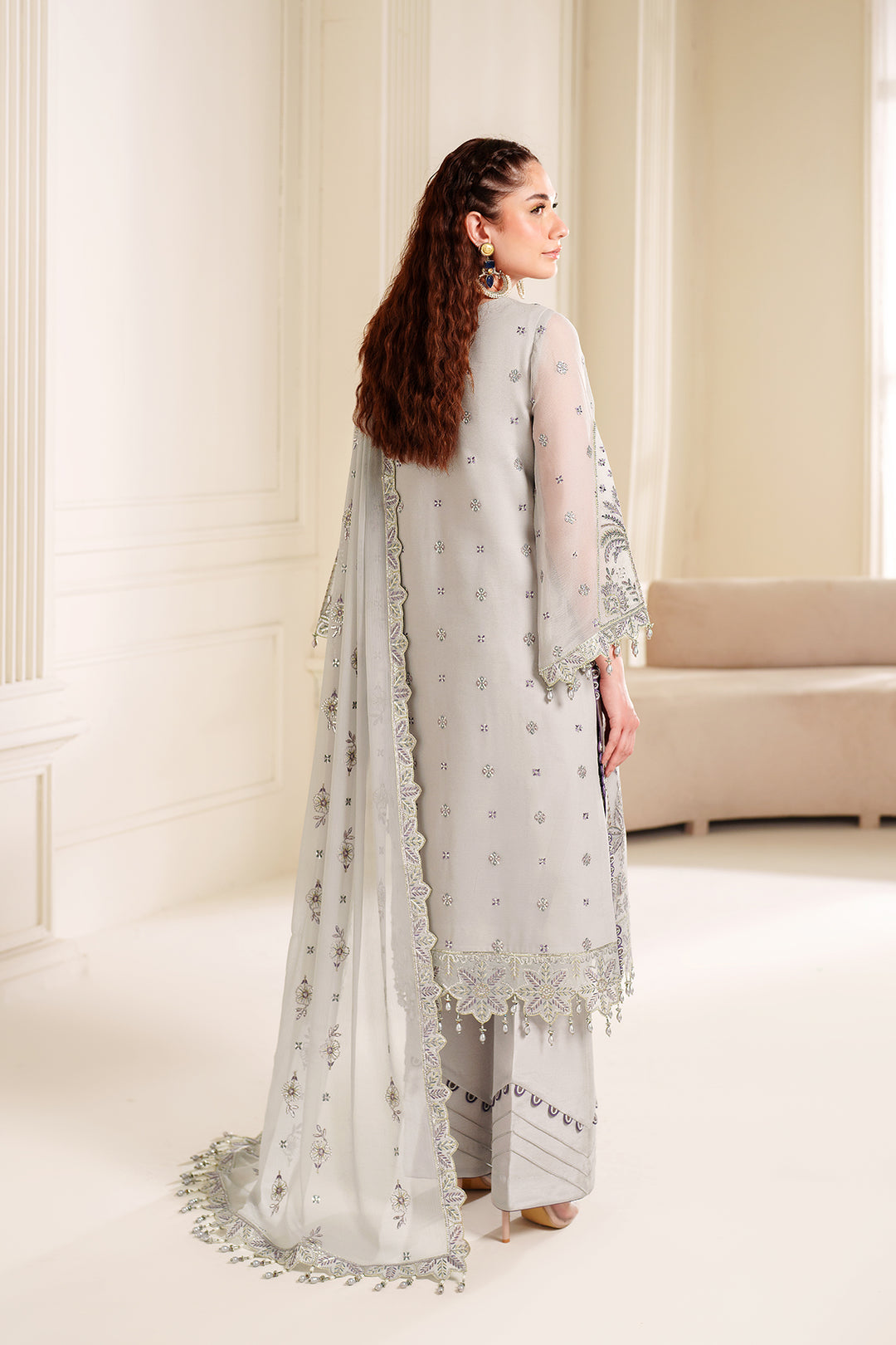 Payal Back - Grey - Dua Collection - Alizeh